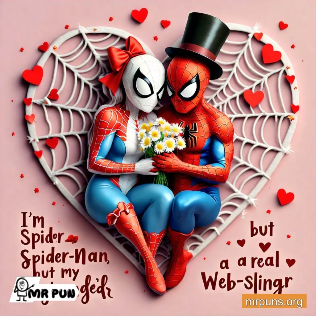 Spider Love and Romance Puns