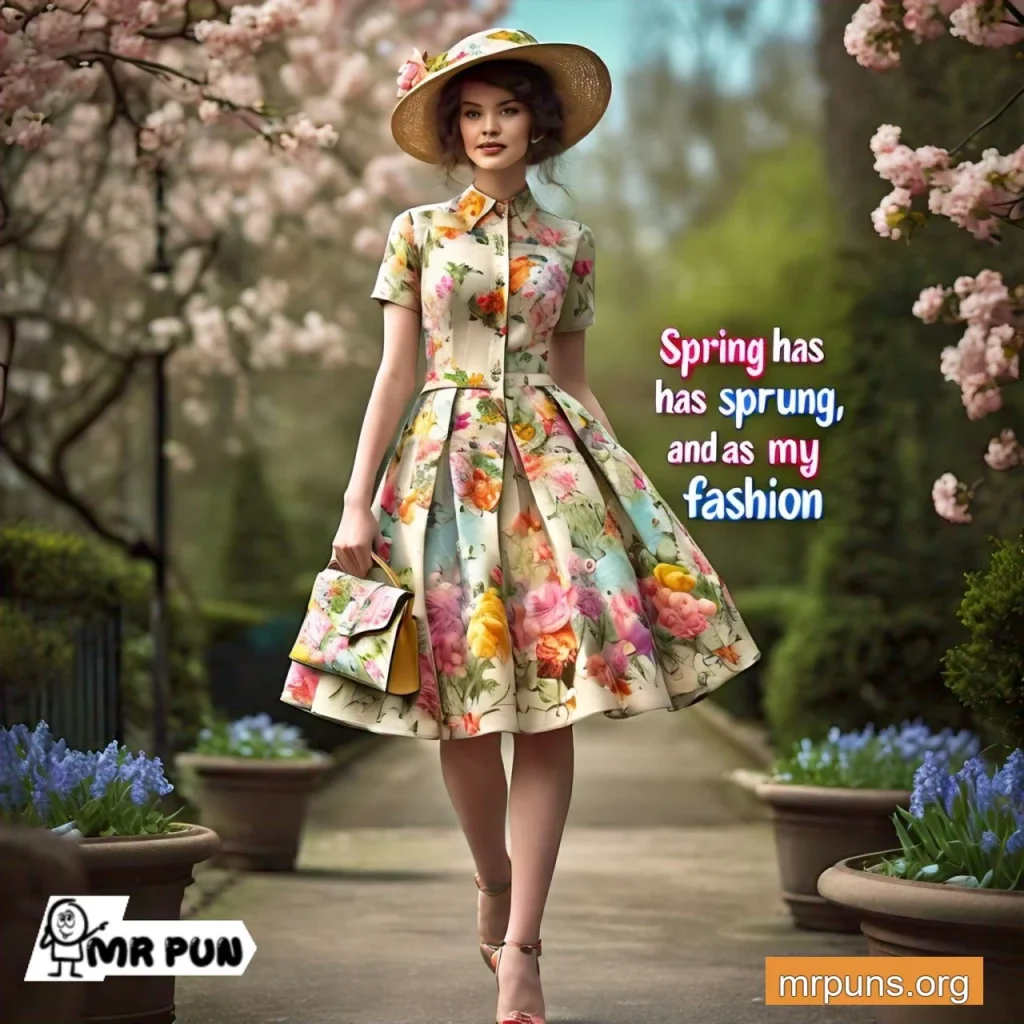 Spring Fashion Puns