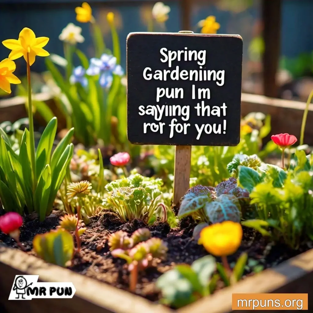 Spring Gardening pun