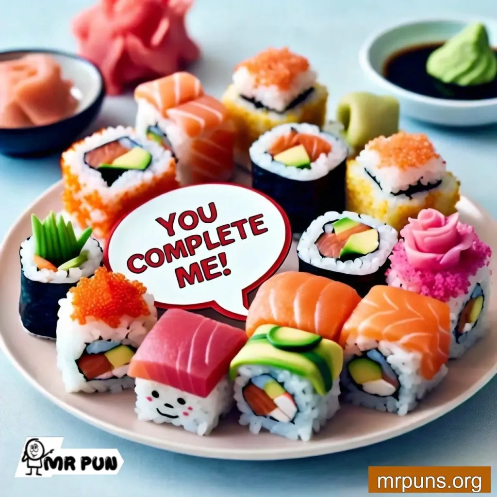 Sushi Roll Call pun