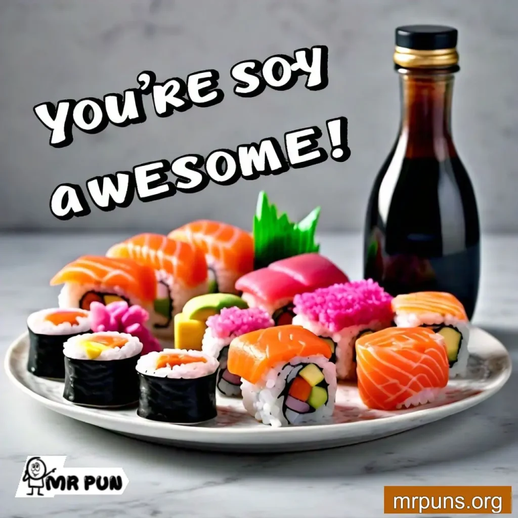 Sushi Soy Funny pun
