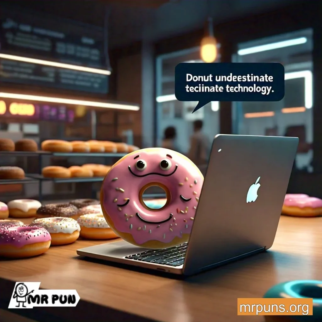 Technology and Science Donut Puns