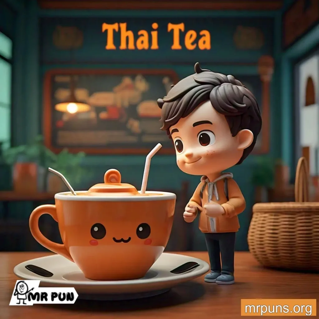 Thai Tea Teases pun