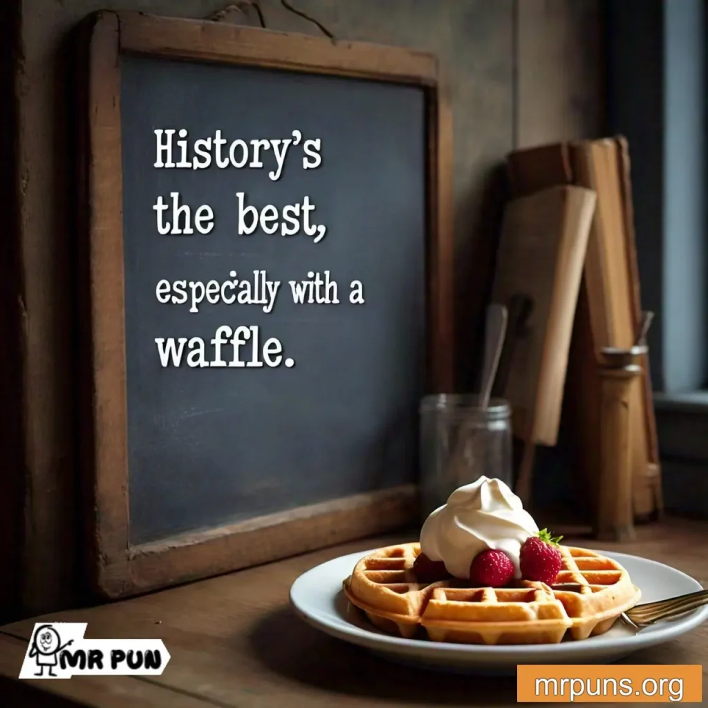 Waffle Historical Puns