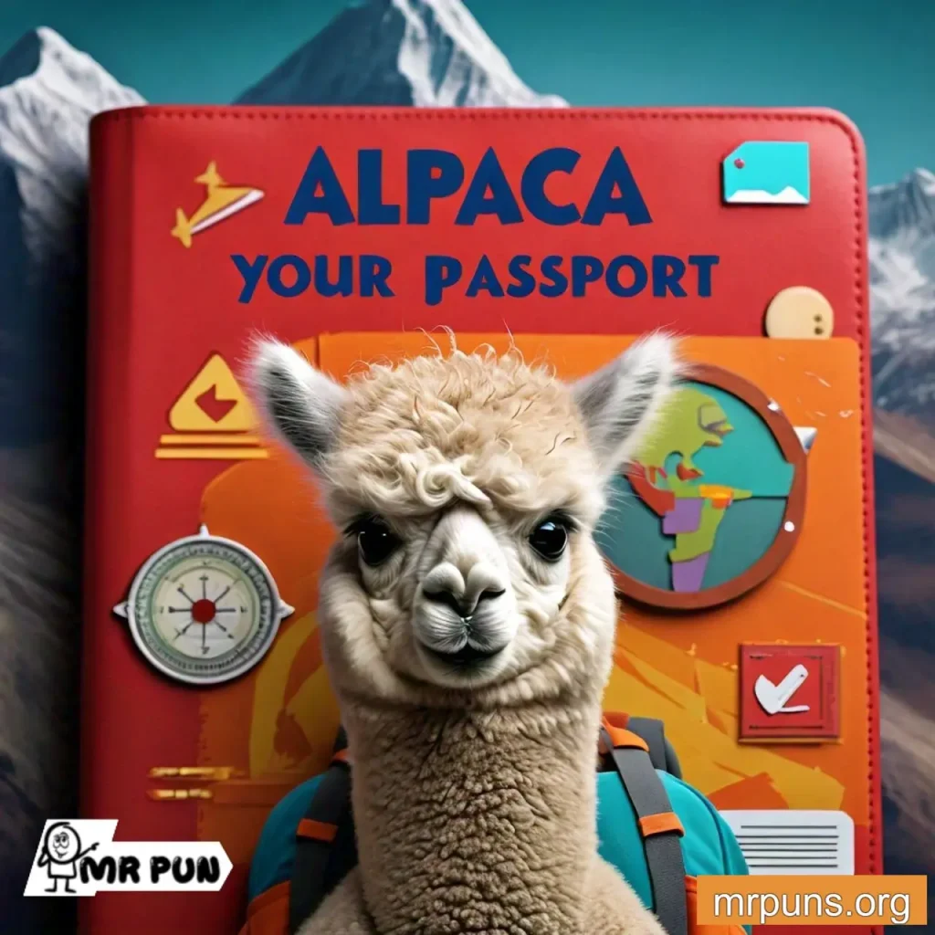  alpaca Travel and Adventure Puns 