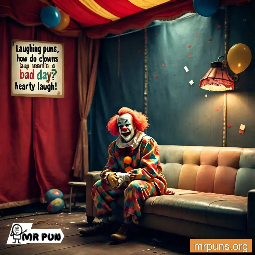 clown Laughing Puns