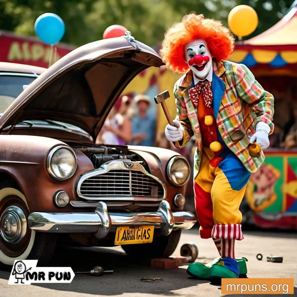 clown Vehicle Puns