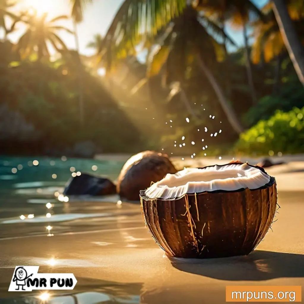 coconut Tropical Vibes pun