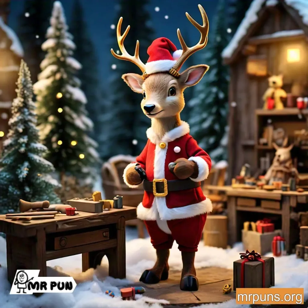 deer Holiday and Seasonal pun