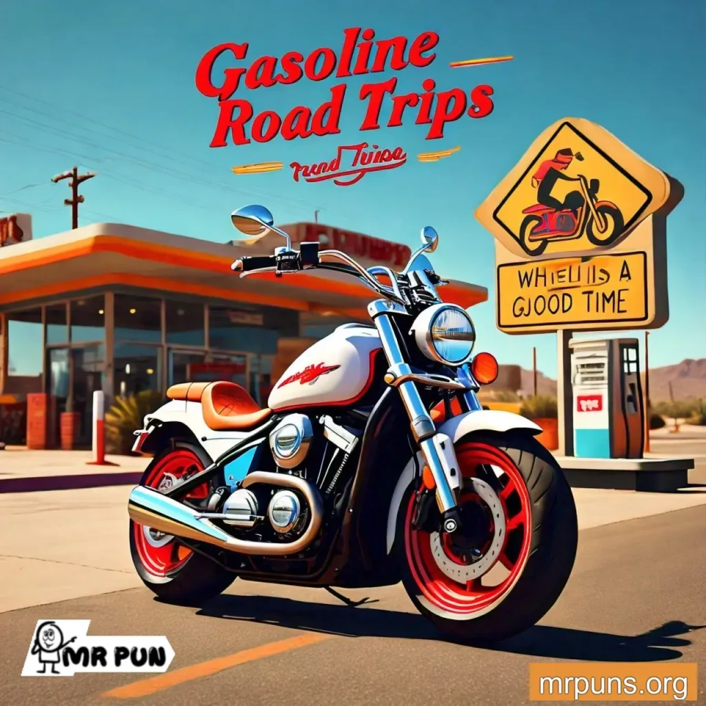 gasoline Road Trips pun