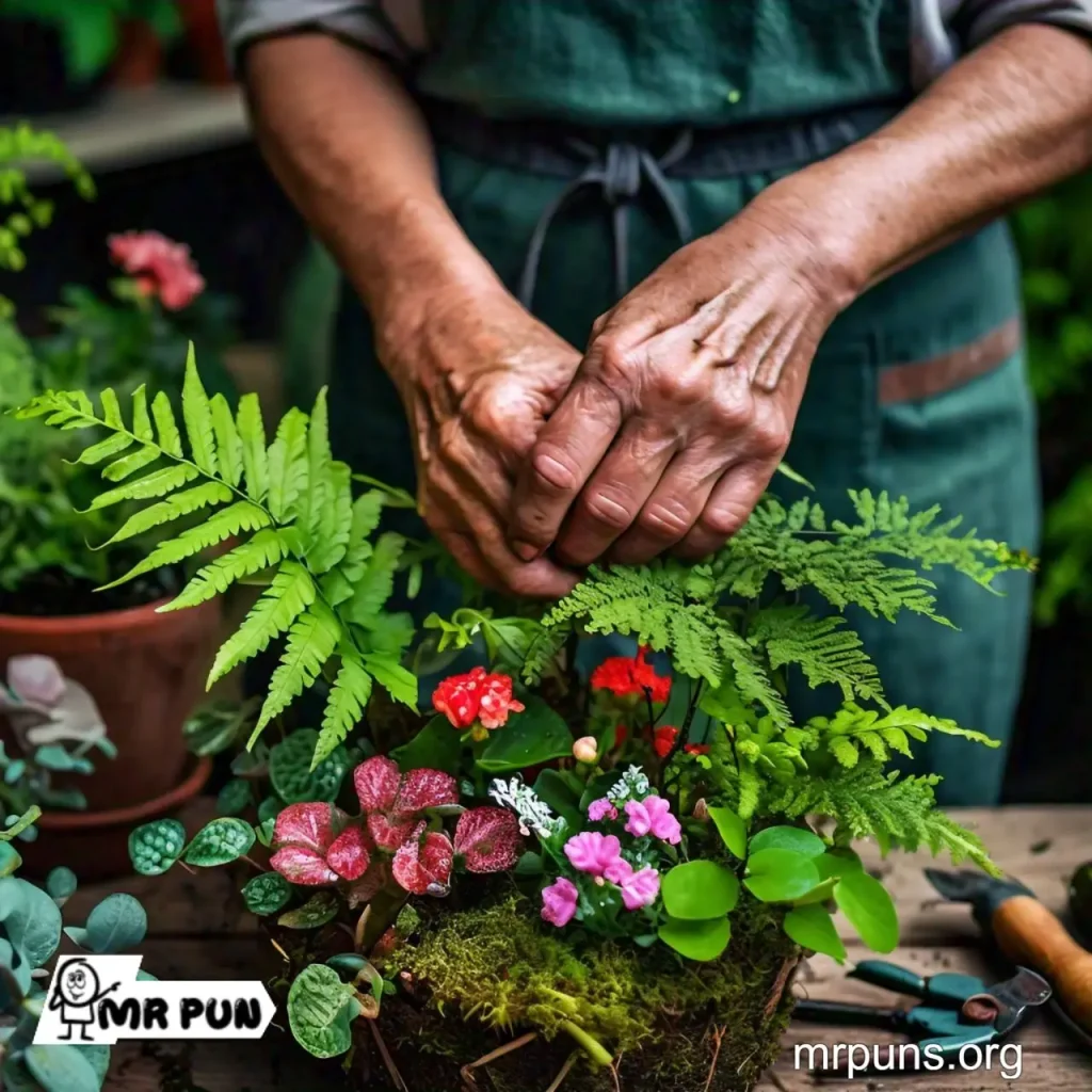 hand Nature and Gardening pun