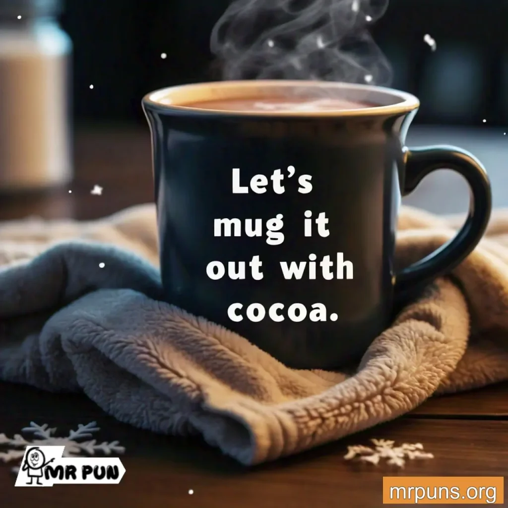 hot cocoa Mug Puns