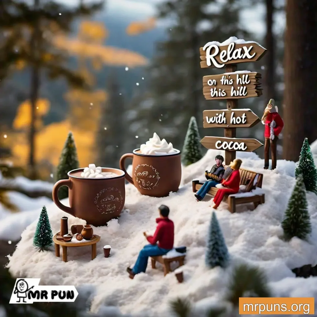 hot cocoa Relaxation Puns