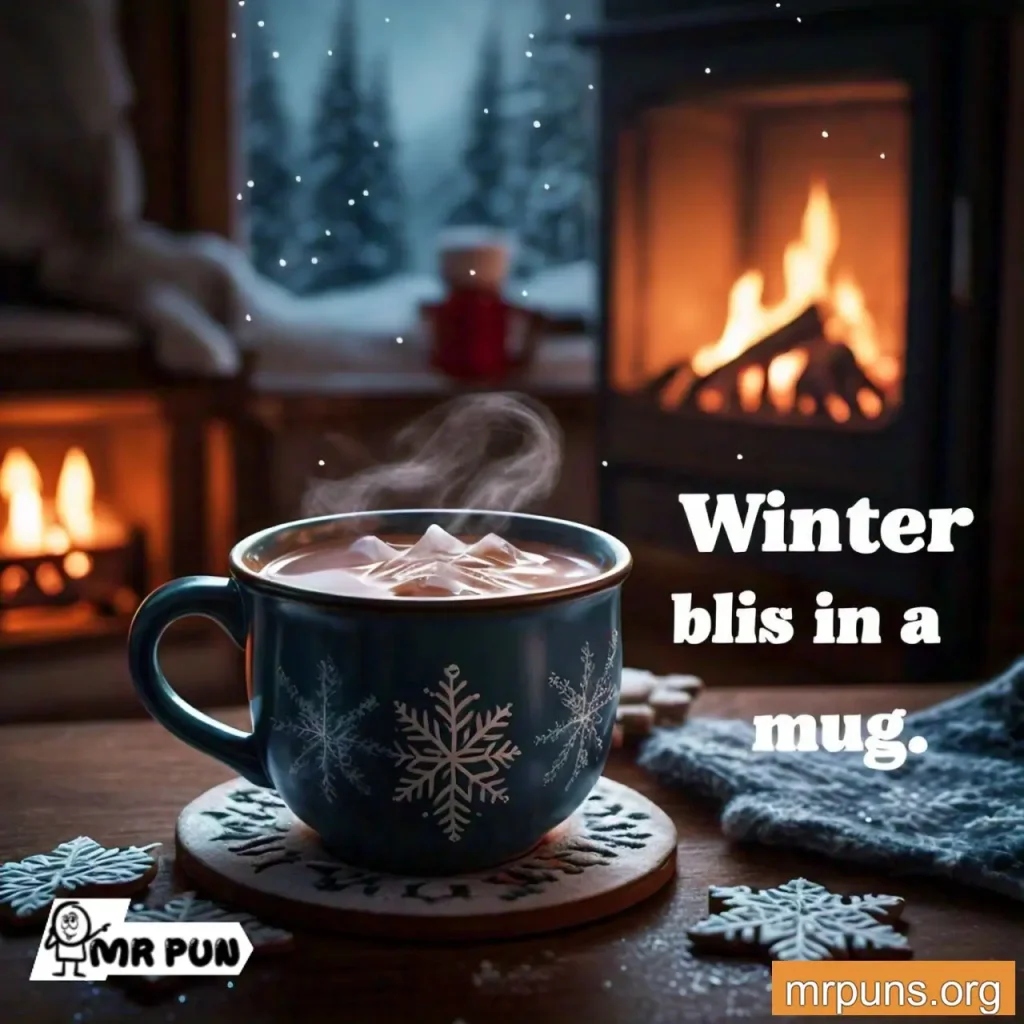 hot cocoa Winter Puns