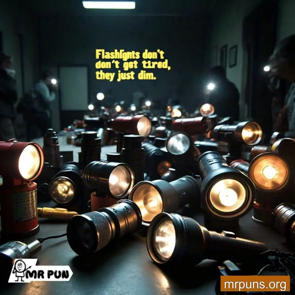 lighting Flashlights pun