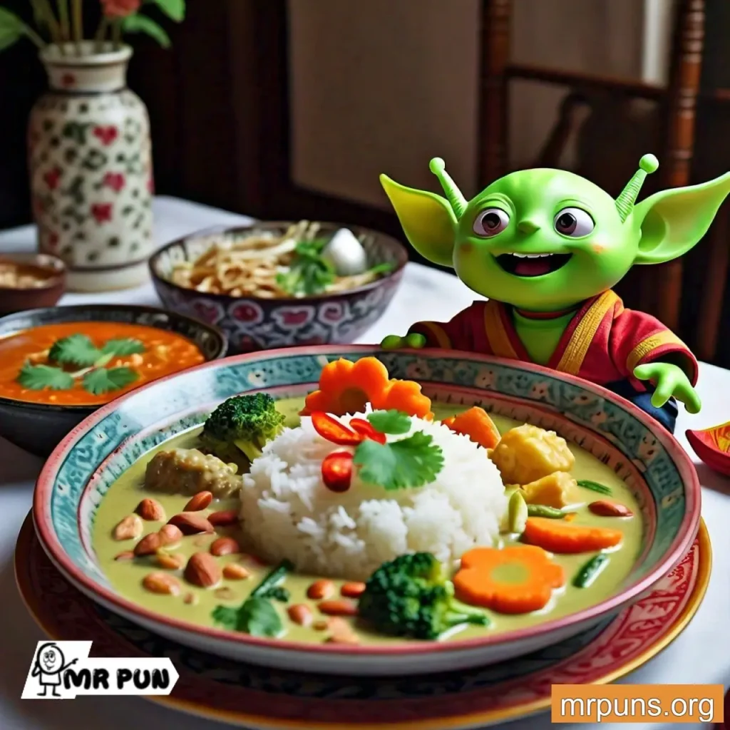 thai food Green Curry Giggles pun