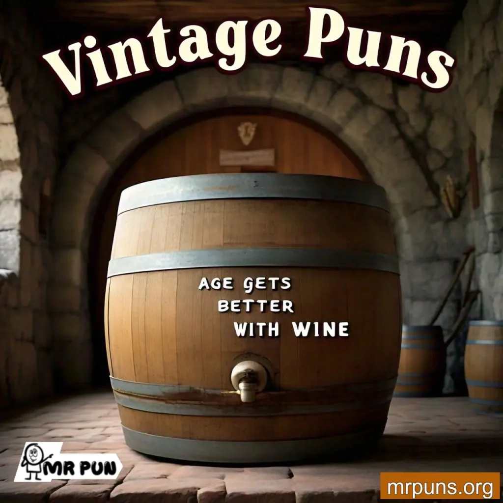 wine Vintage Puns