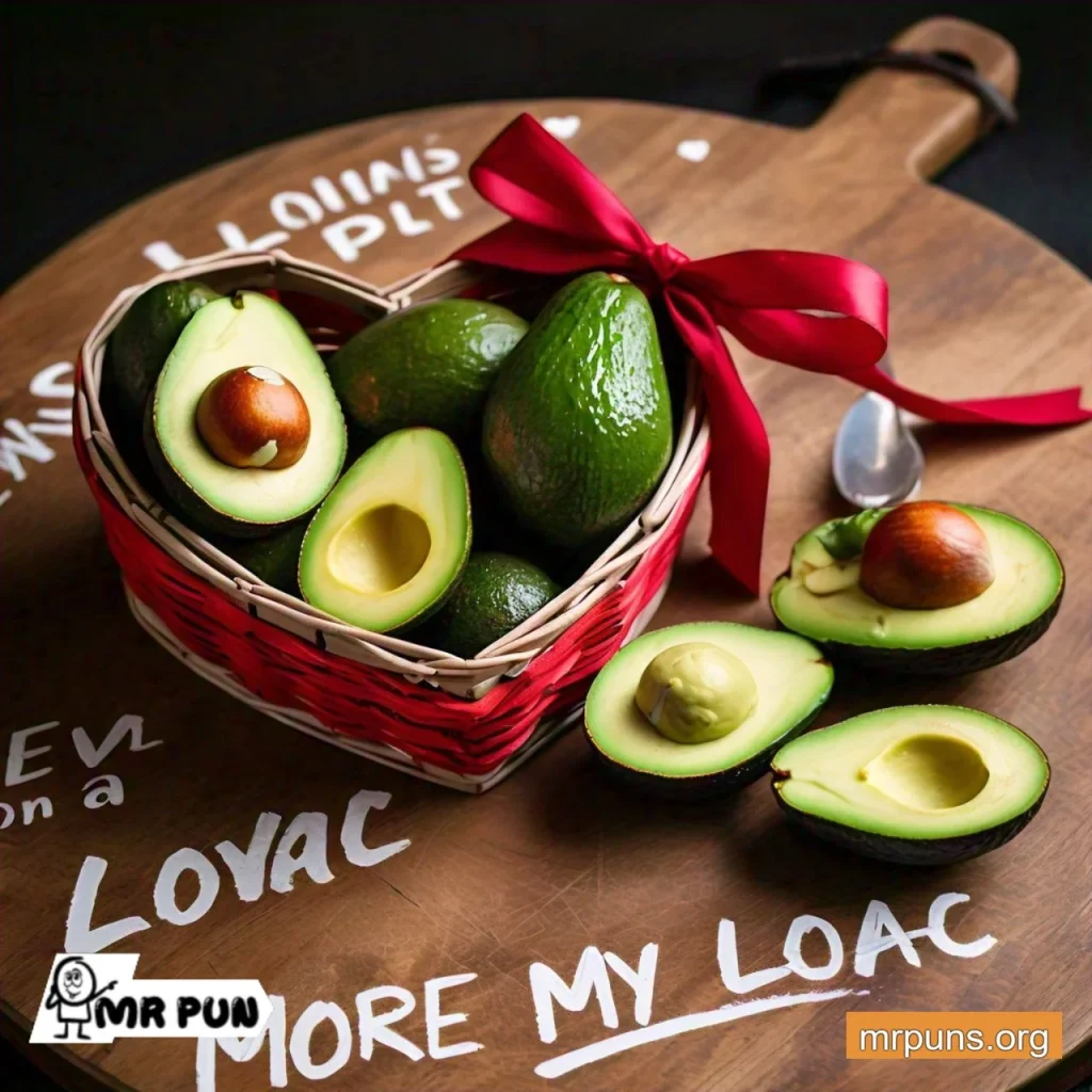 Avocado Love and Romance Puns