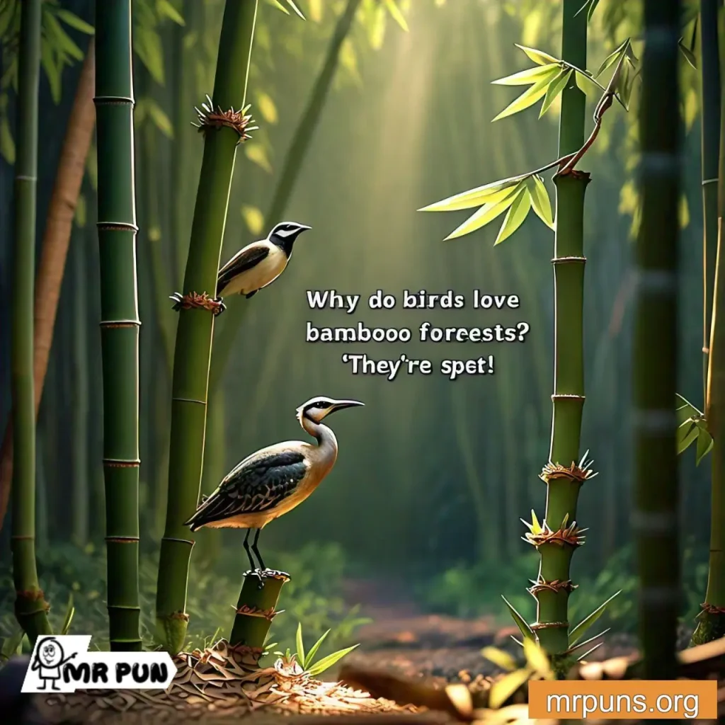 Bamboo and Animals pun