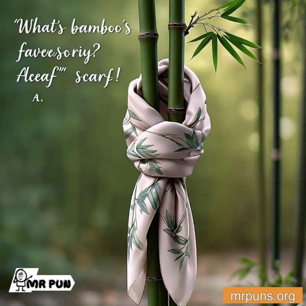 Bamboo and Fashion pun