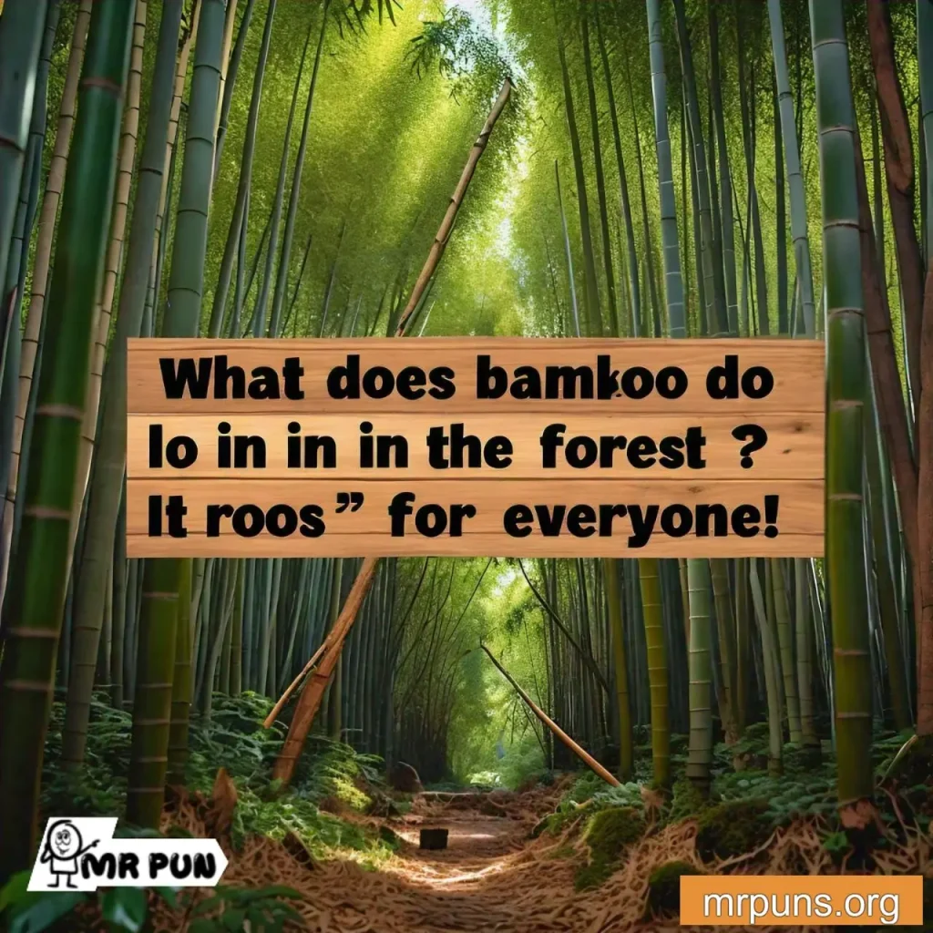 Bamboo and Nature pun