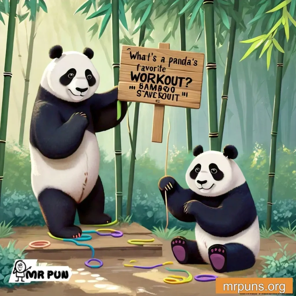 Bamboo and Pandas pun