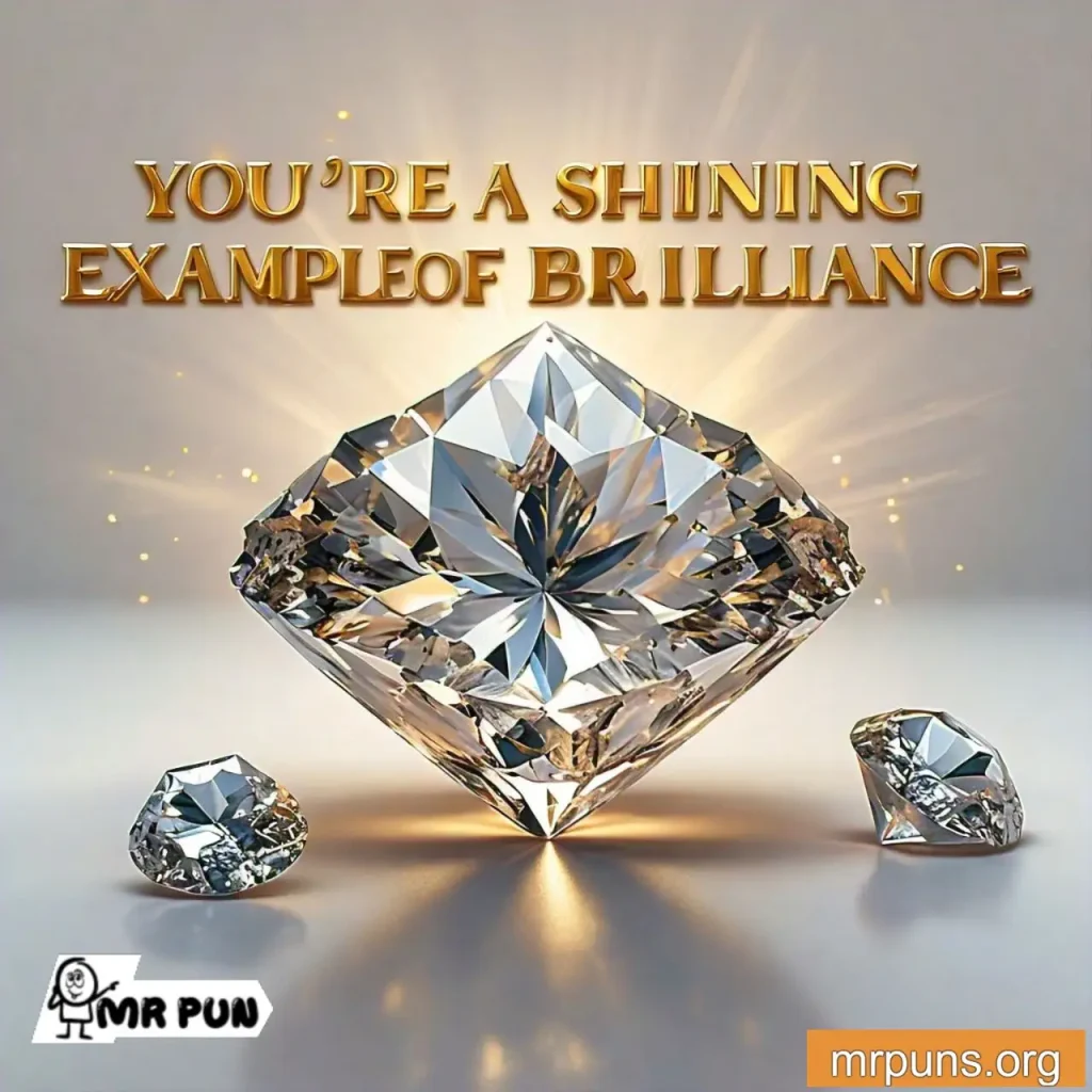 Diamond Brilliance Puns 