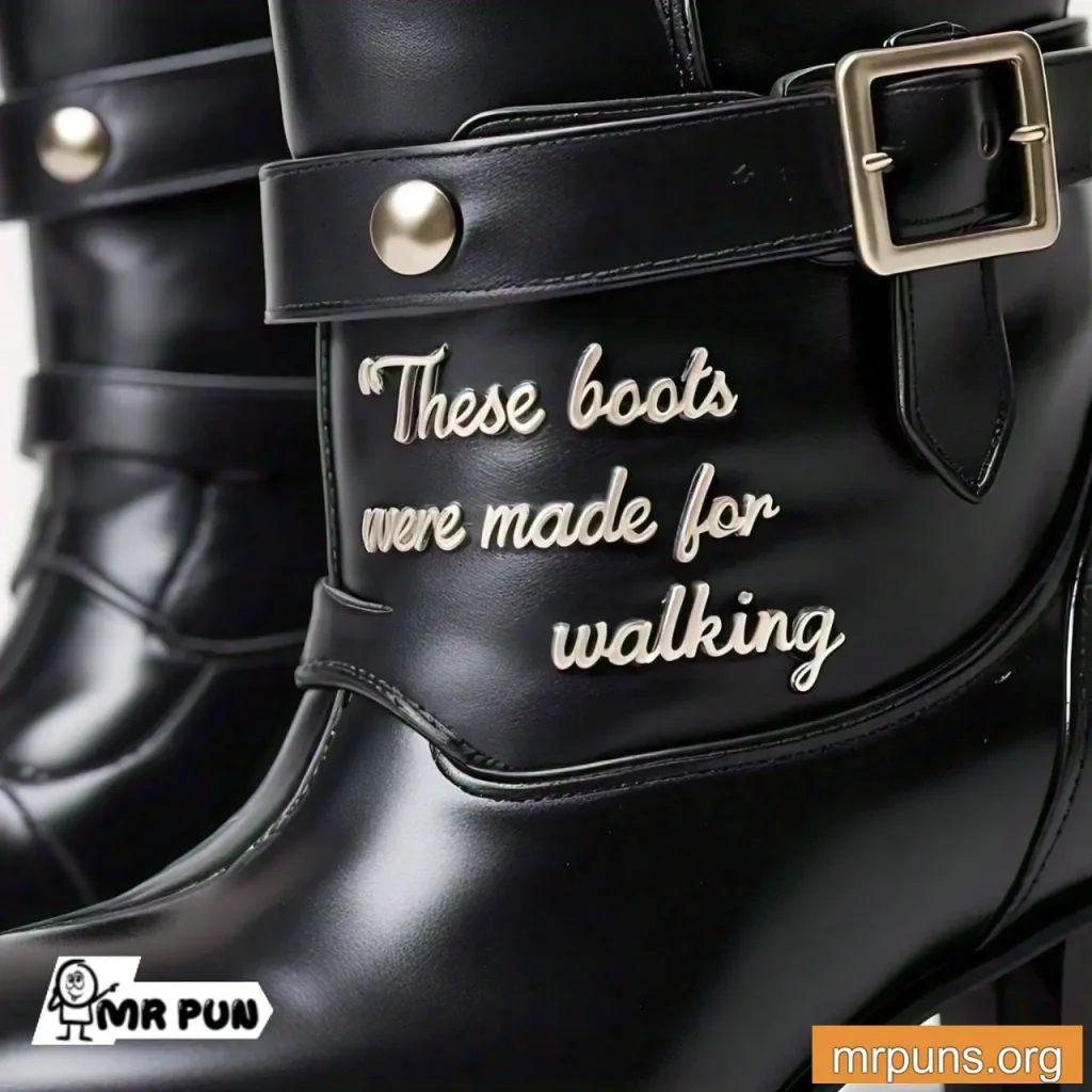 Footwear pun