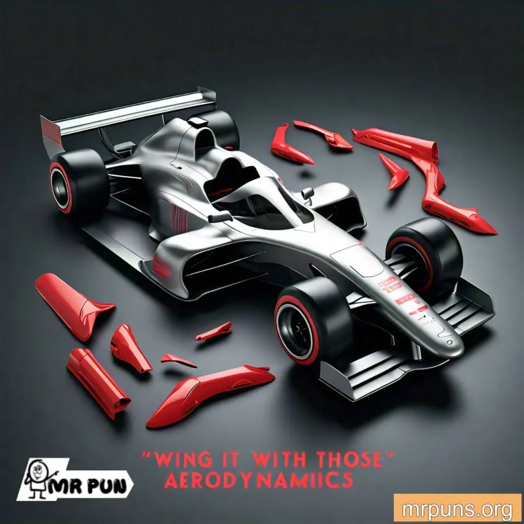 Formula 1 Car Parts pun