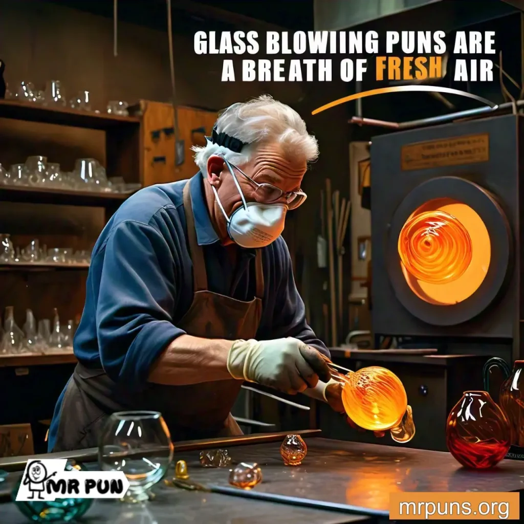 Glass Blowing pun