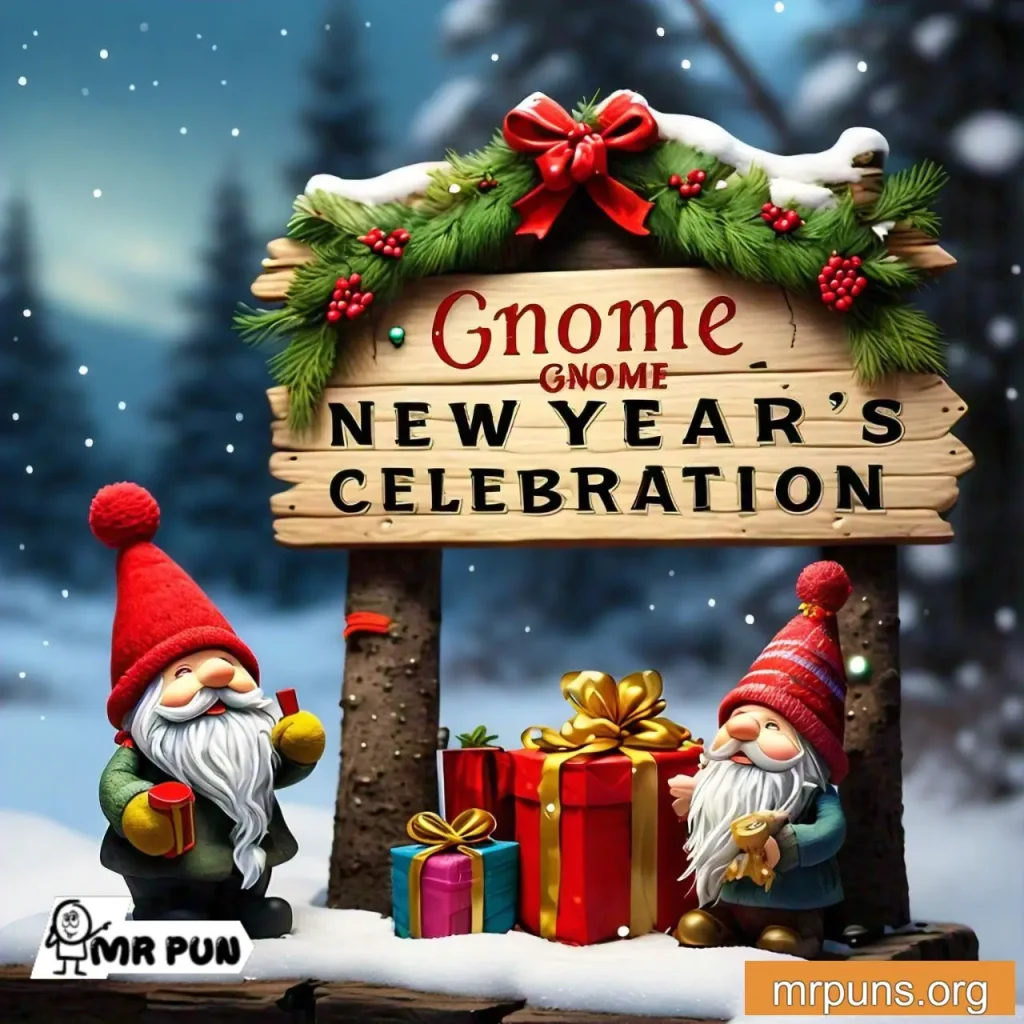 Gnome Holidays Puns