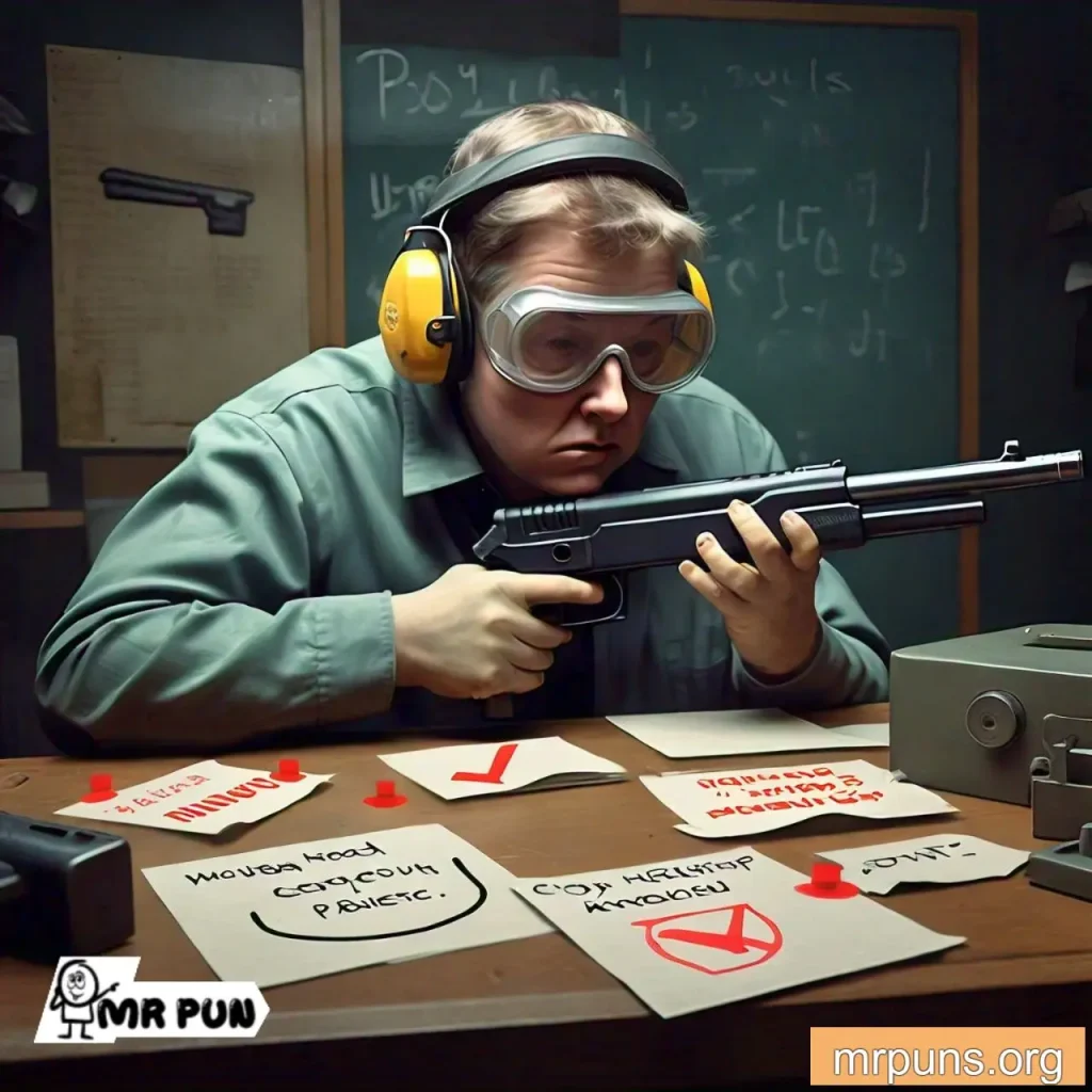 Gun Safety pun 