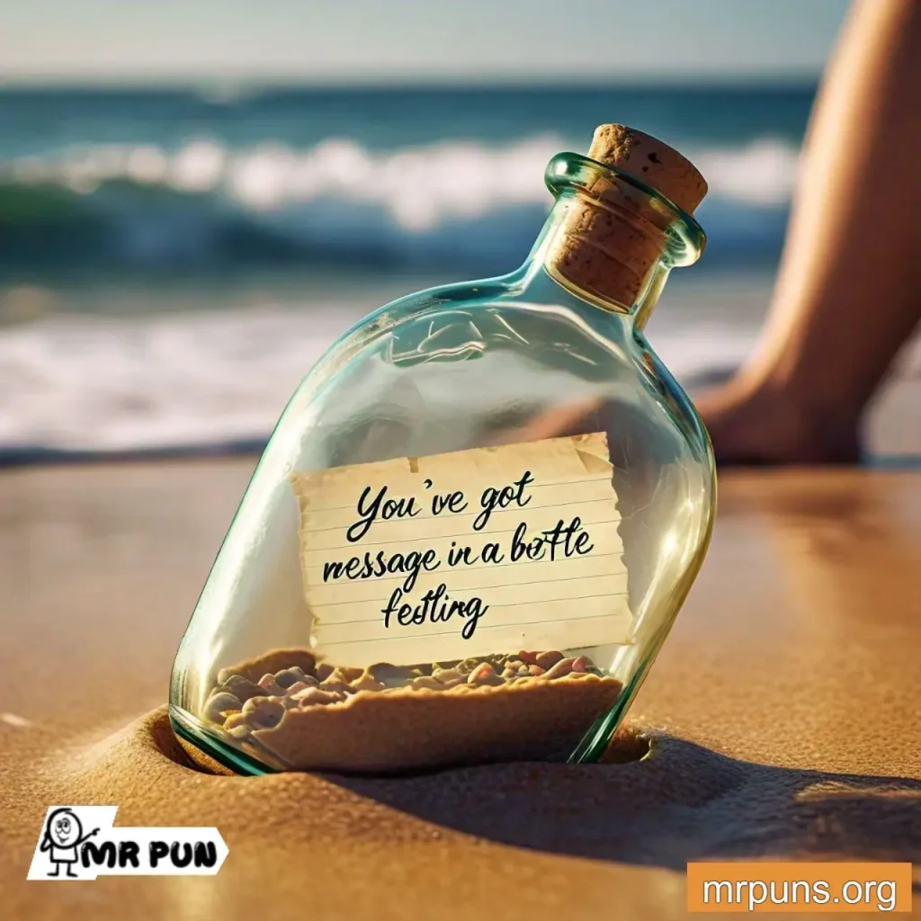 Message in a Bottle pun 