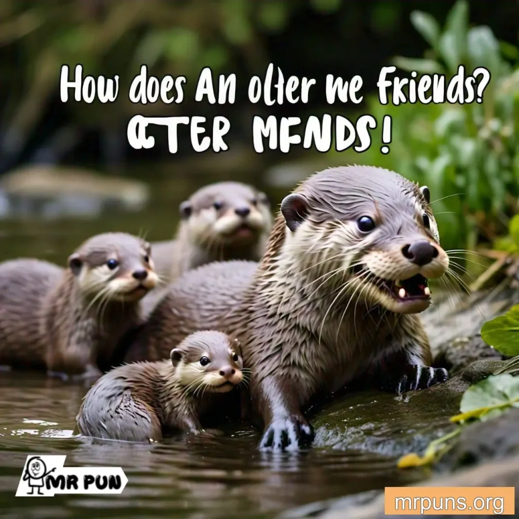 Otter Personalities pun