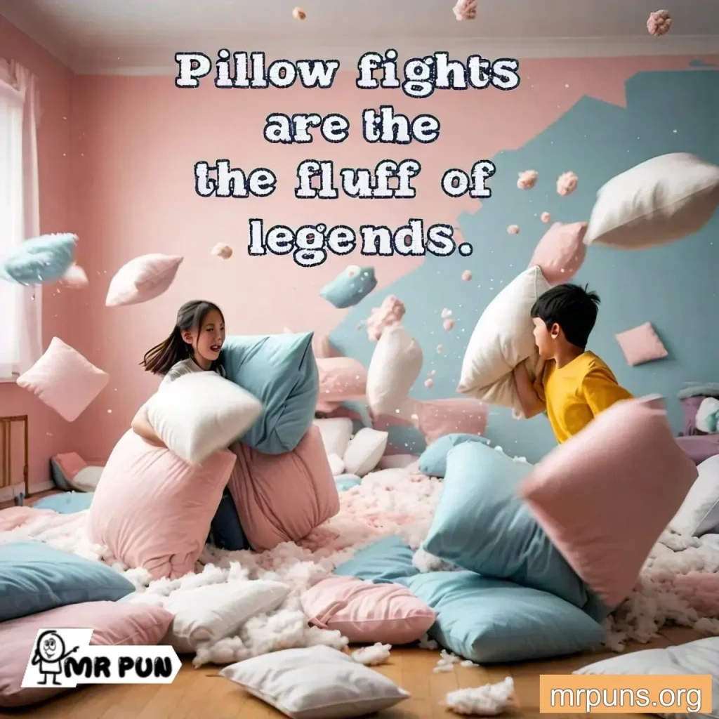 Pillow Fights pun