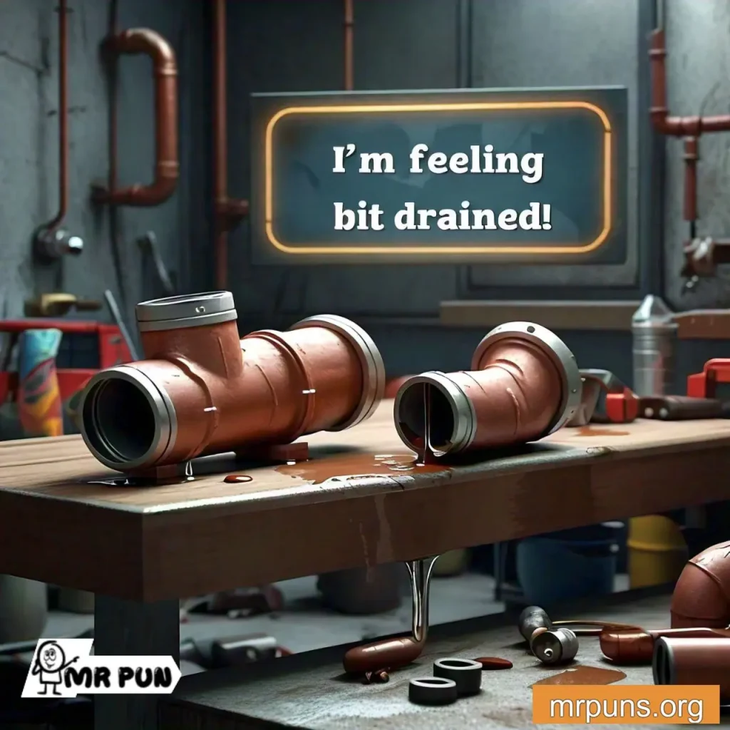 Plumbing Mishaps Puns 