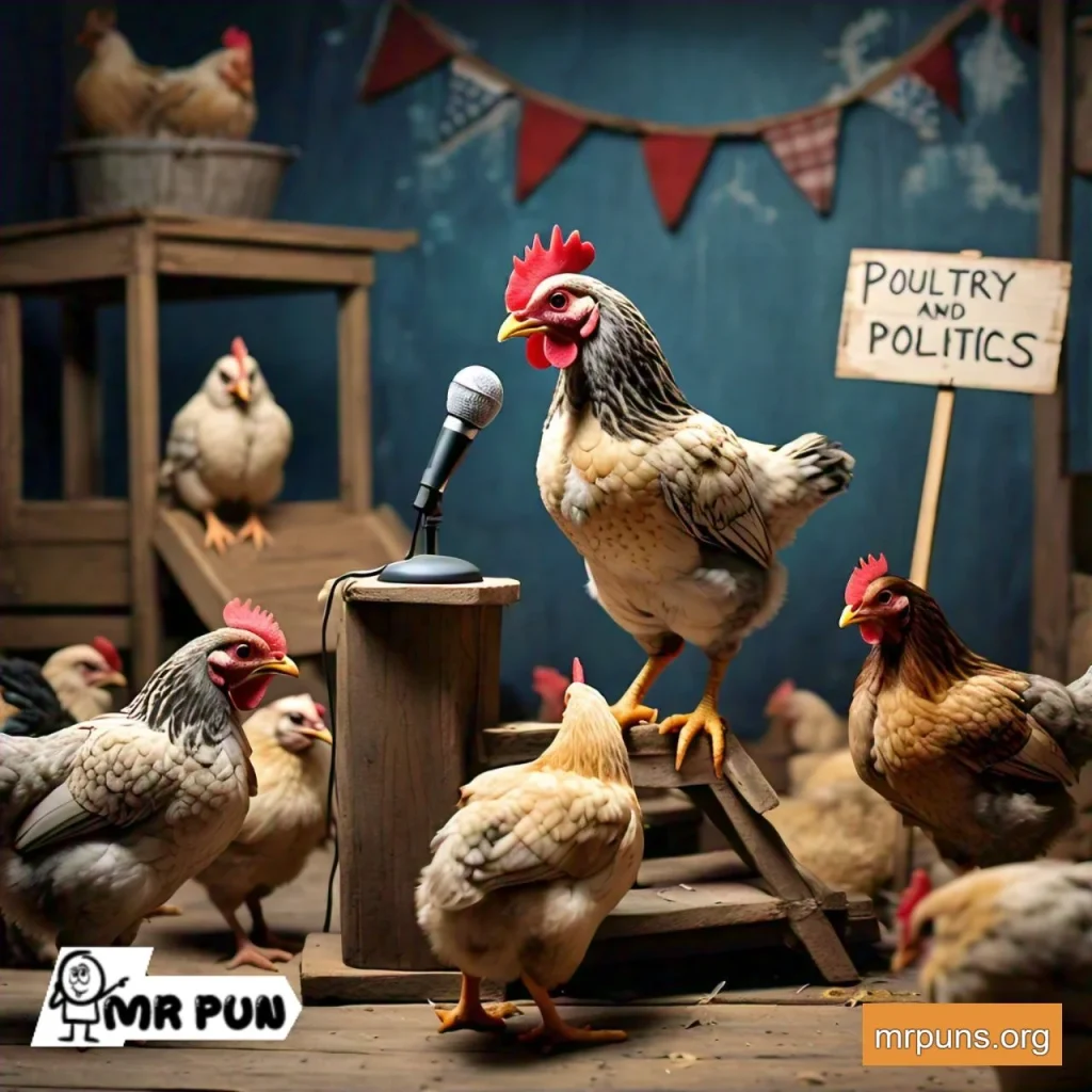 Poultry and Politics Puns