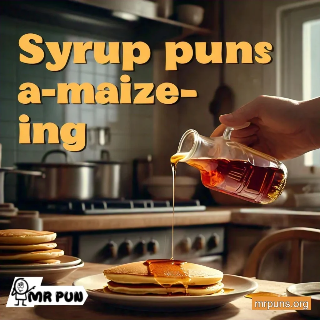 Pouring Syrup Puns