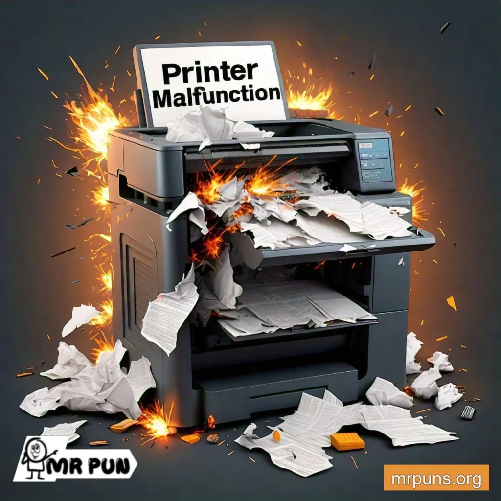 Printer Malfunction Puns