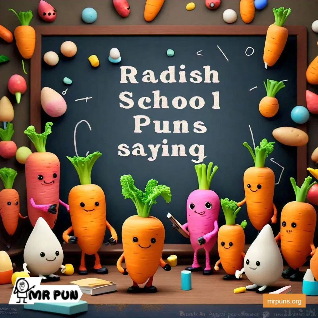 Radish School Puns