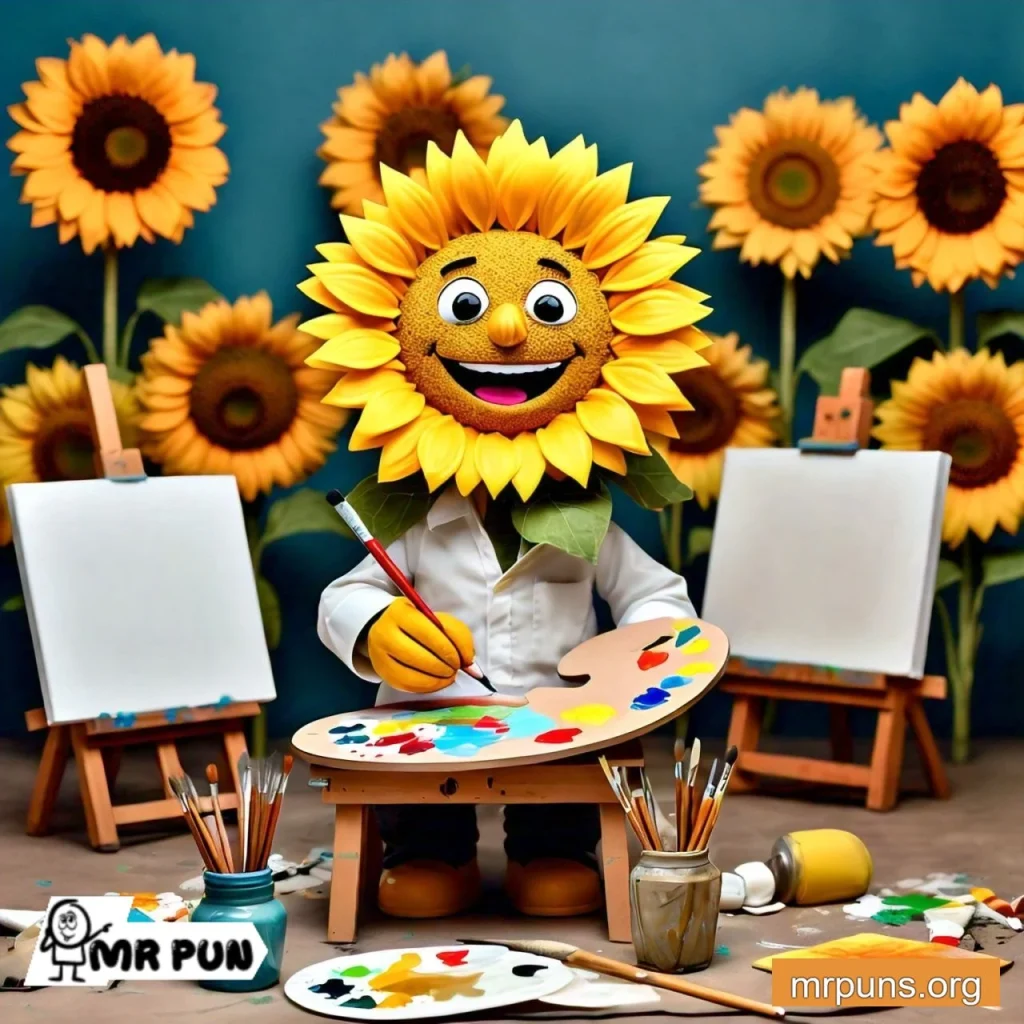 Sunflower Art Puns
