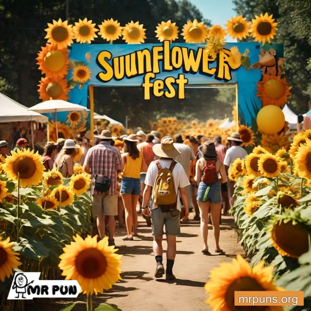 Sunflower Festival Puns
