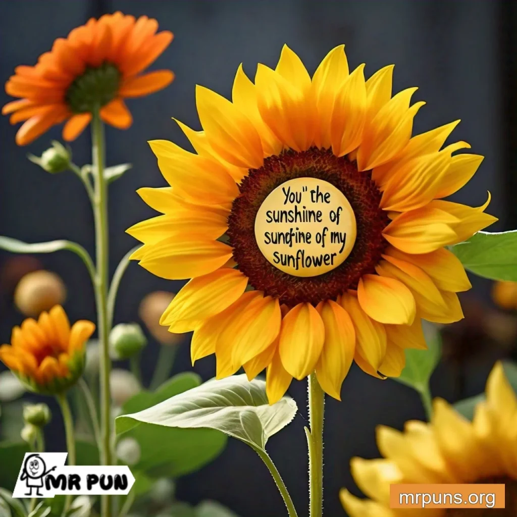 Sunflower Love Puns