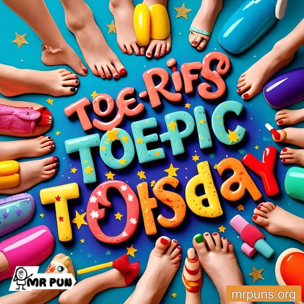  Toe-sday pun