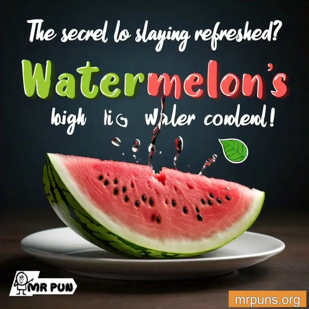 Water Content pun