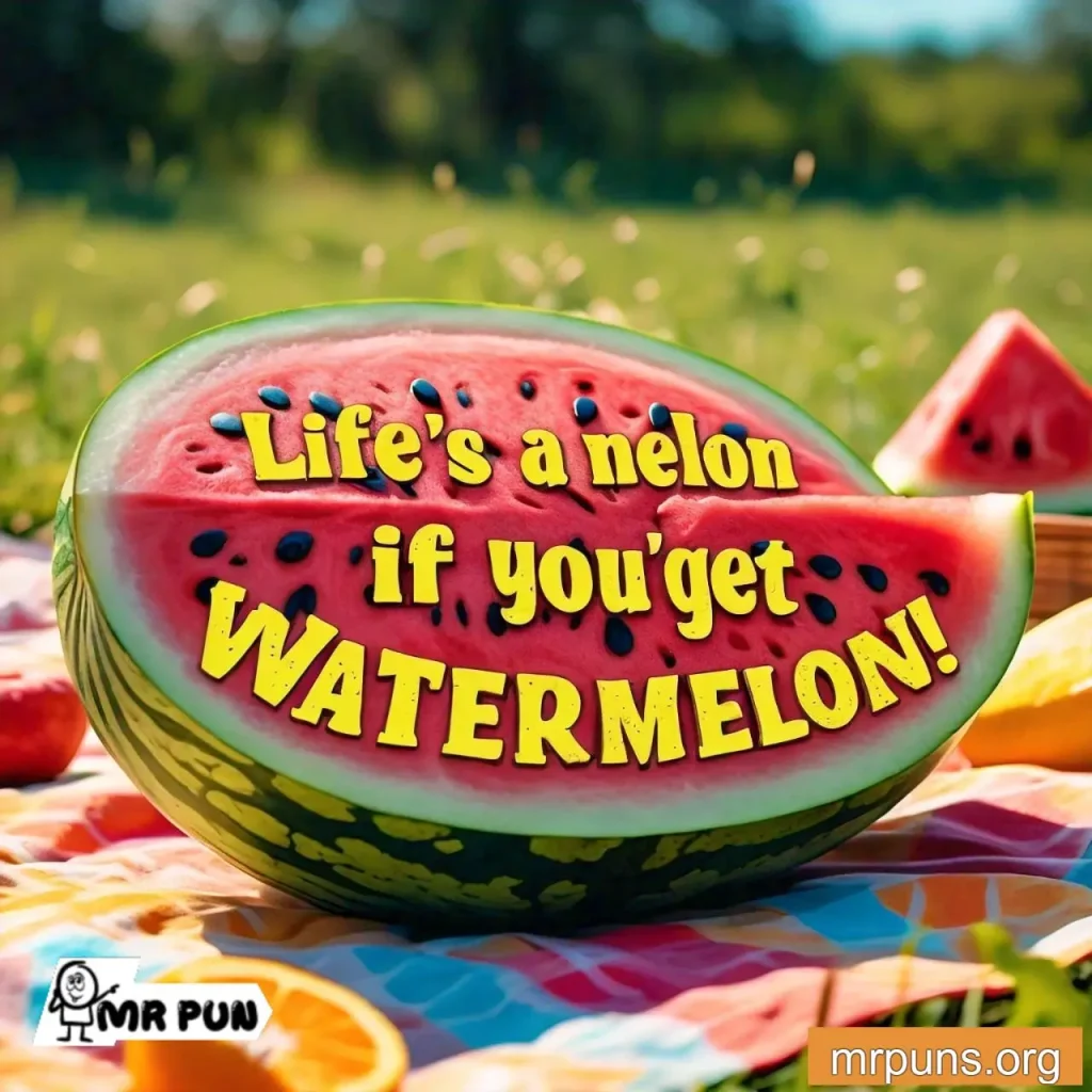 Wordplay with “Watermelon” pun 