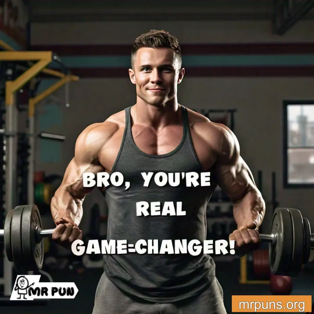 bro Sports and Fitness pun