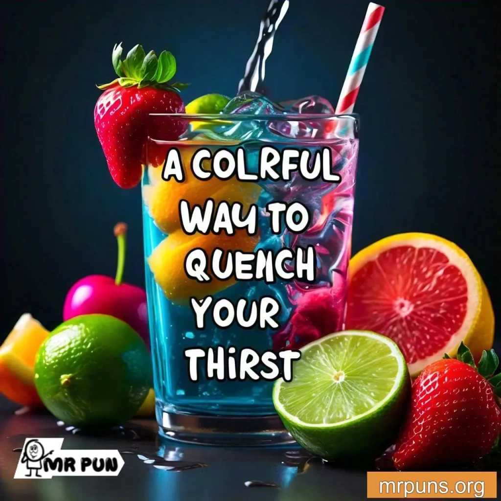  color Food and Drinks pun