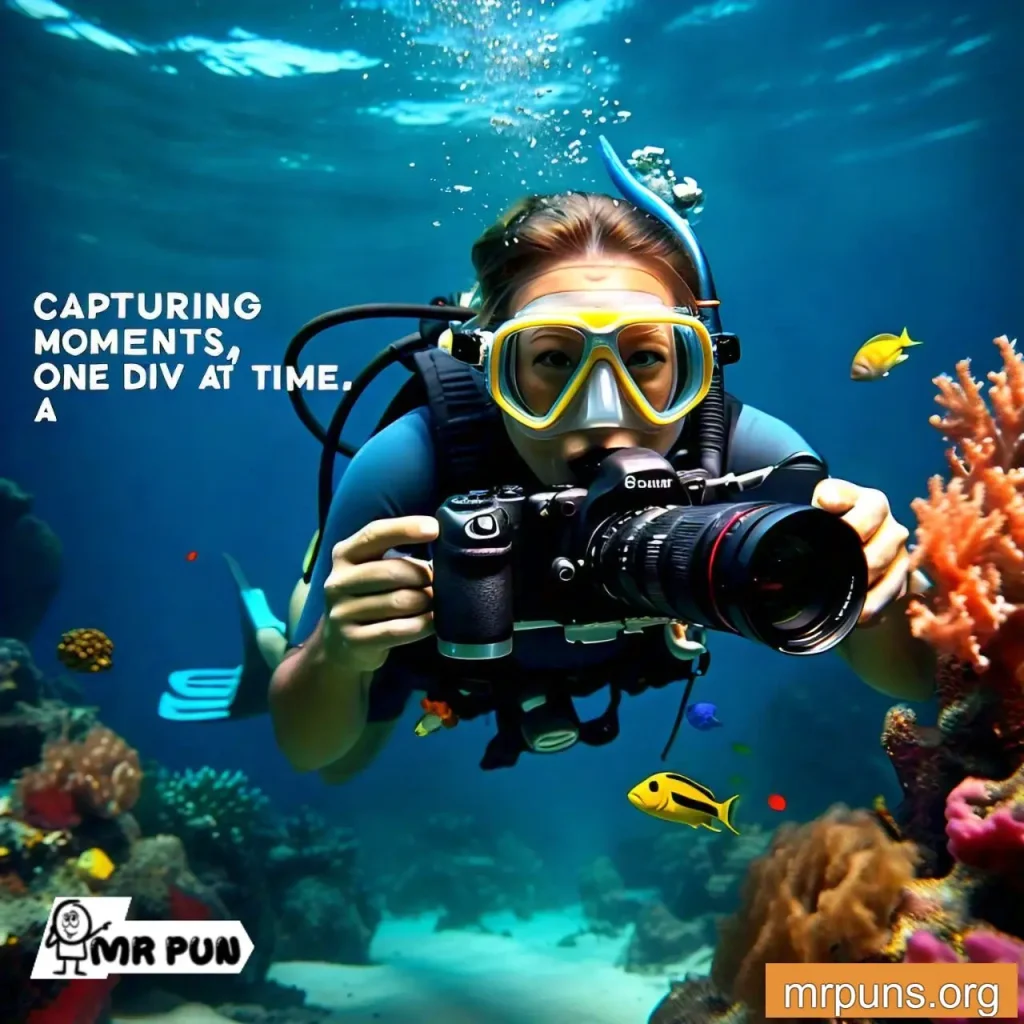 diving Underwater Photography Puns