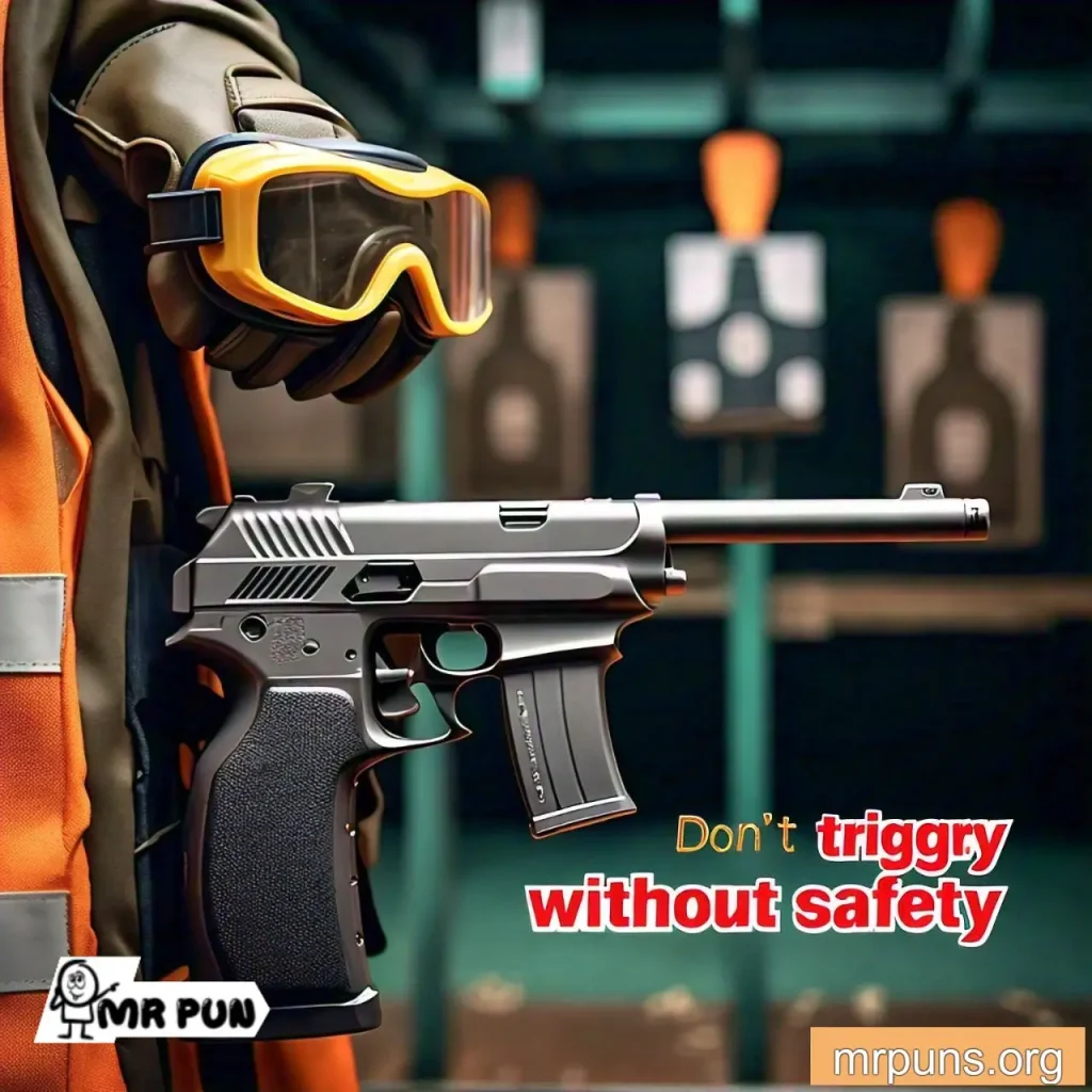 gun Safety Gear pun